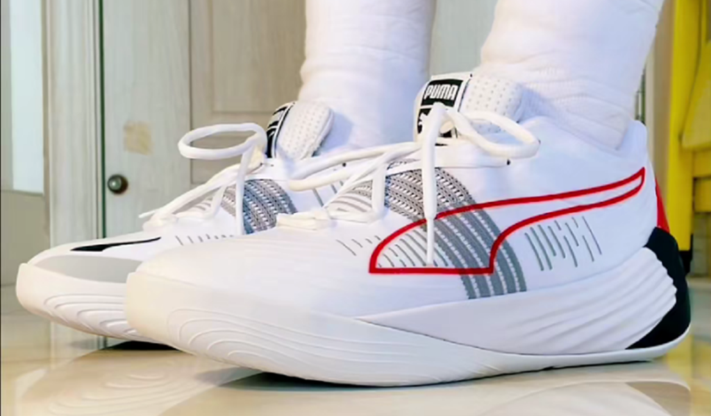 Giày Puma Fusion Nitro 'White High Risk Red' 195514-04 - Ảnh 6