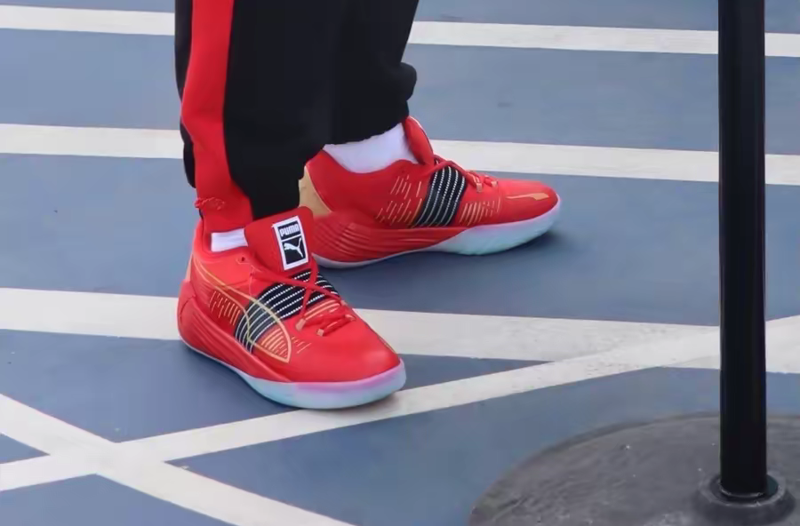 Giày Puma Fusion Nitro 'High Risk Red Team Gold' 195587-04 - Ảnh 5