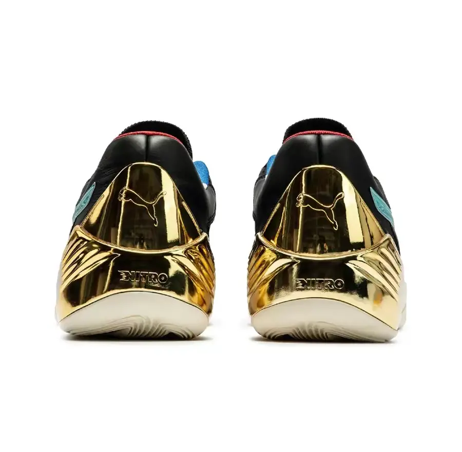 Giày Puma Nitro Paris 'Gold Black' 377107-01 - Ảnh 4
