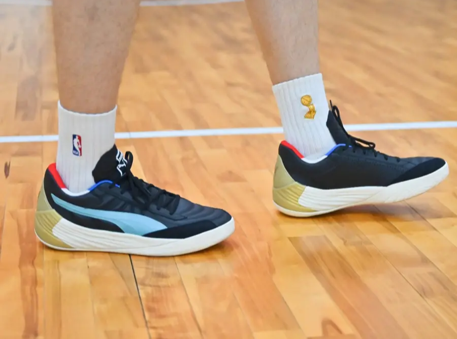 Giày Puma Nitro Paris 'Gold Black' 377107-01 - Ảnh 6