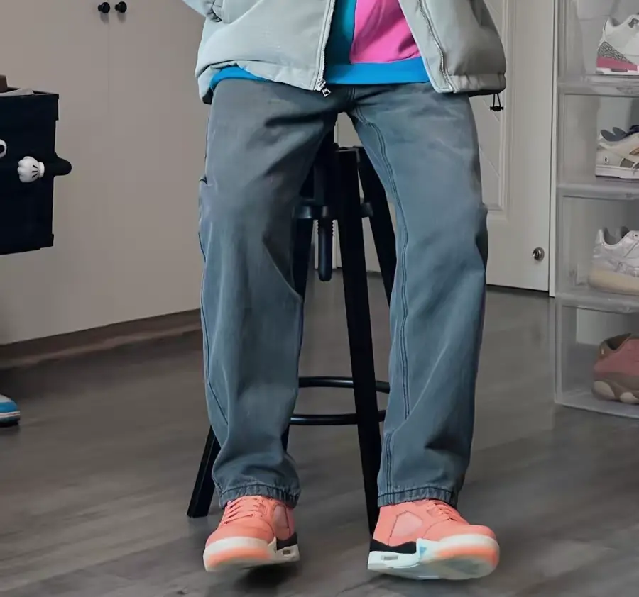 Giày Nike DJ Khaled x Air Jordan 5 Retro GS 'Crimson Bliss' DV4983-641 - Ảnh 3
