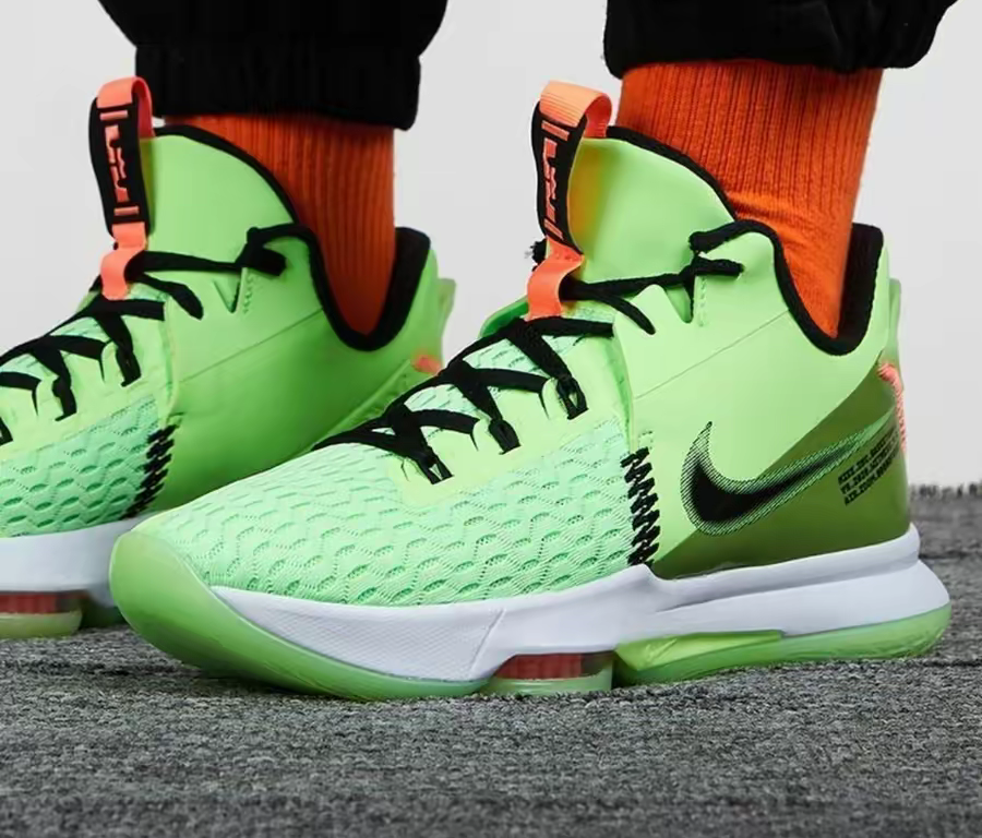 Giày Nike LeBron Witness 5 'Lime Glow' CQ9380-300 - Ảnh 3