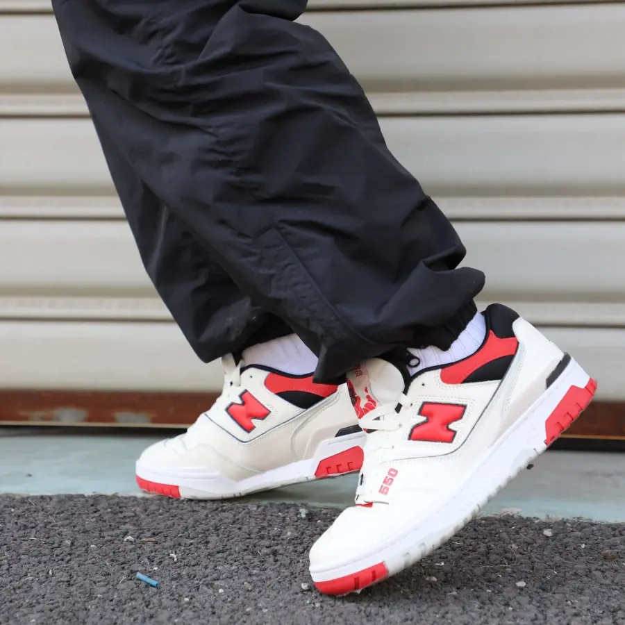 Giày New Balance 550 'Sea Salt True Red' BB550VTB - Ảnh 3
