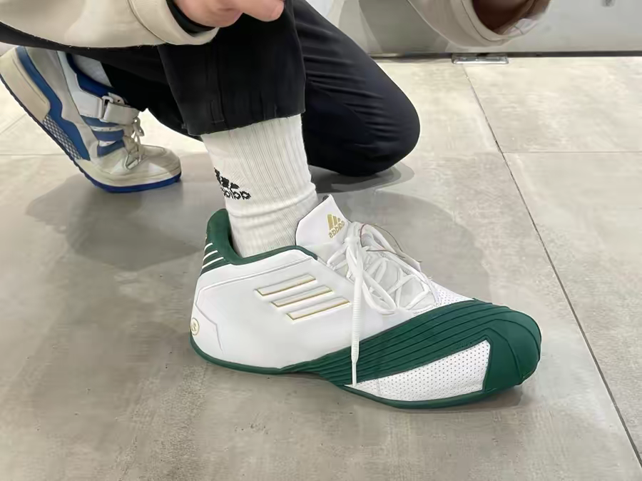 Giày Adidas T-Mac 1 'White Team Dark Green' FW3663 - Ảnh 6