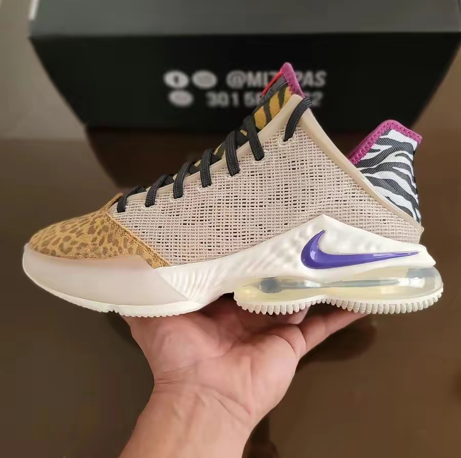 Giày Nike LeBron 19 Low Safari DM1058-200 - Ảnh 7