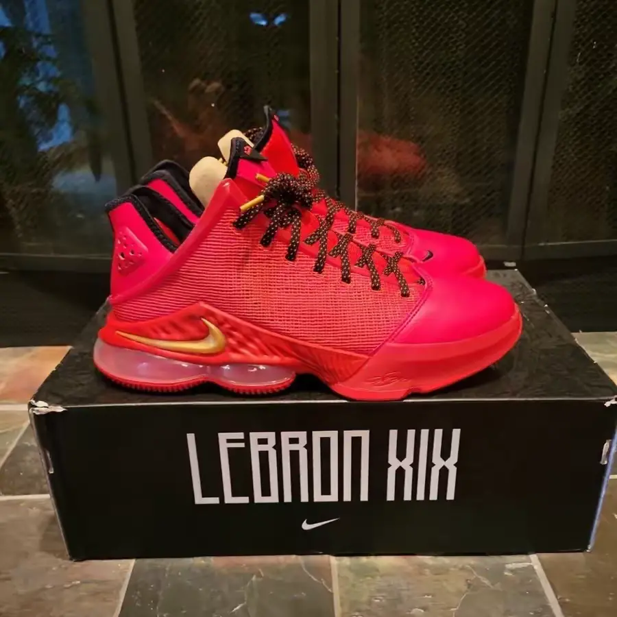Giày Nike LeBron 19 Low 'Light Crimson' DO9829-600 - Ảnh 4