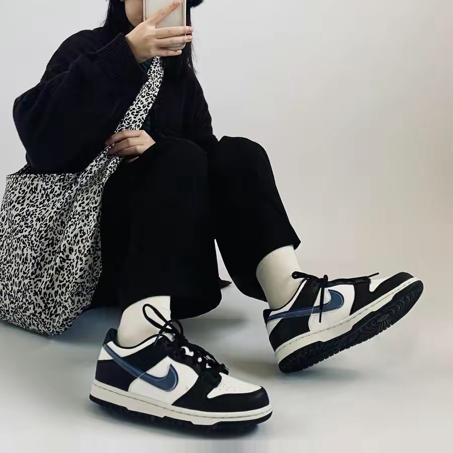 Giày Nike Dunk Low Next Nature GS 'TPU Swoosh' FD0689-001 - Ảnh 2