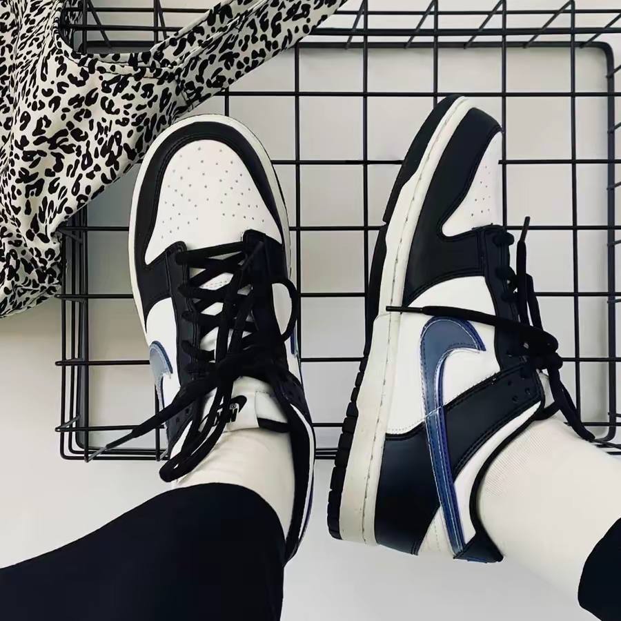 Giày Nike Dunk Low Next Nature GS 'TPU Swoosh' FD0689-001 - Ảnh 3