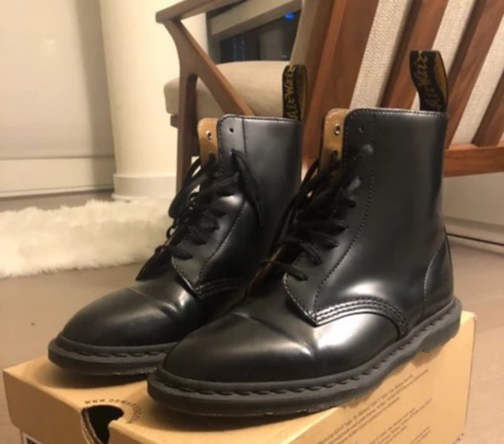 Giày Dr.Martens Kensington Winchester 8eye Boot 'Black' 25032001 - Ảnh 4
