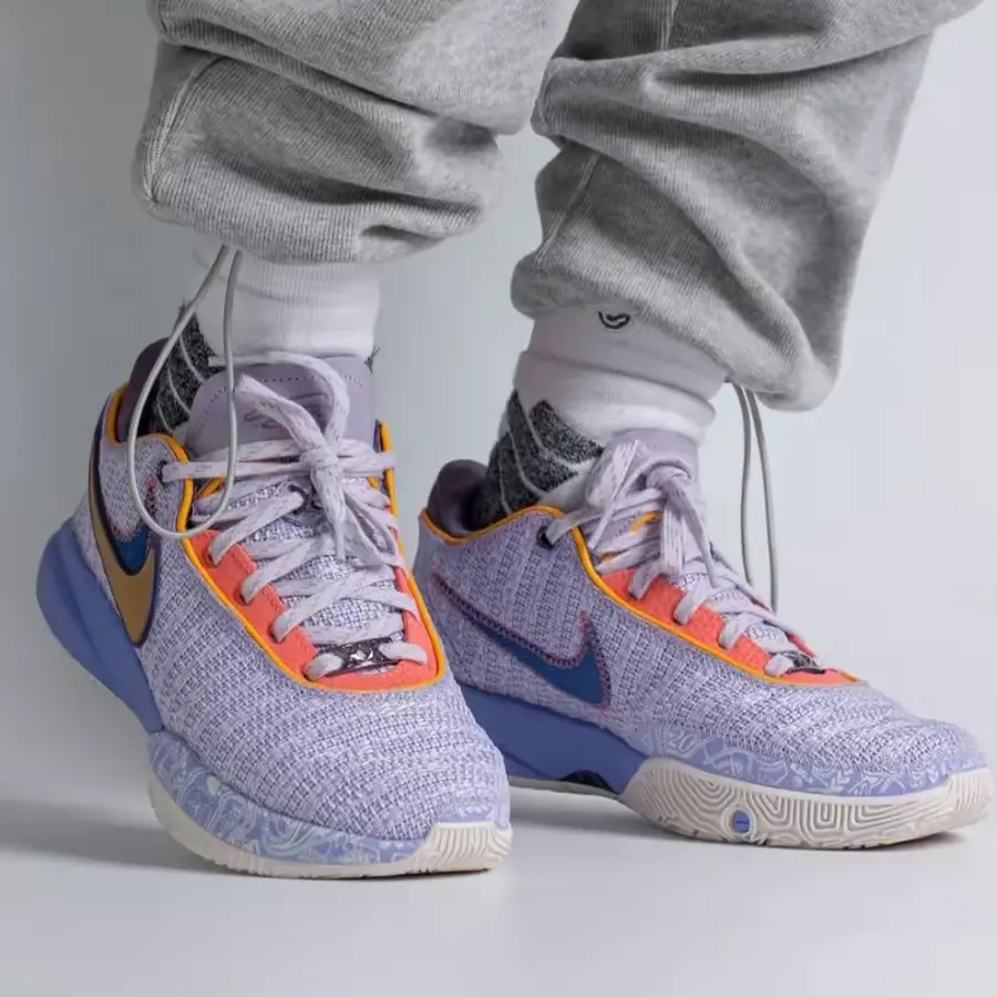 Giày Nike LeBron 20 EP 'Purple And Gold' DJ5422-500 - Ảnh 4