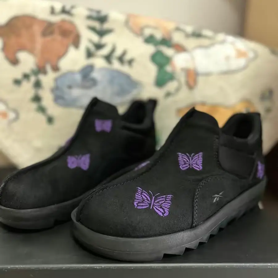 Giày Reebok Beatnik Moc 'Needles Black Purple' HP2976 - Ảnh 4