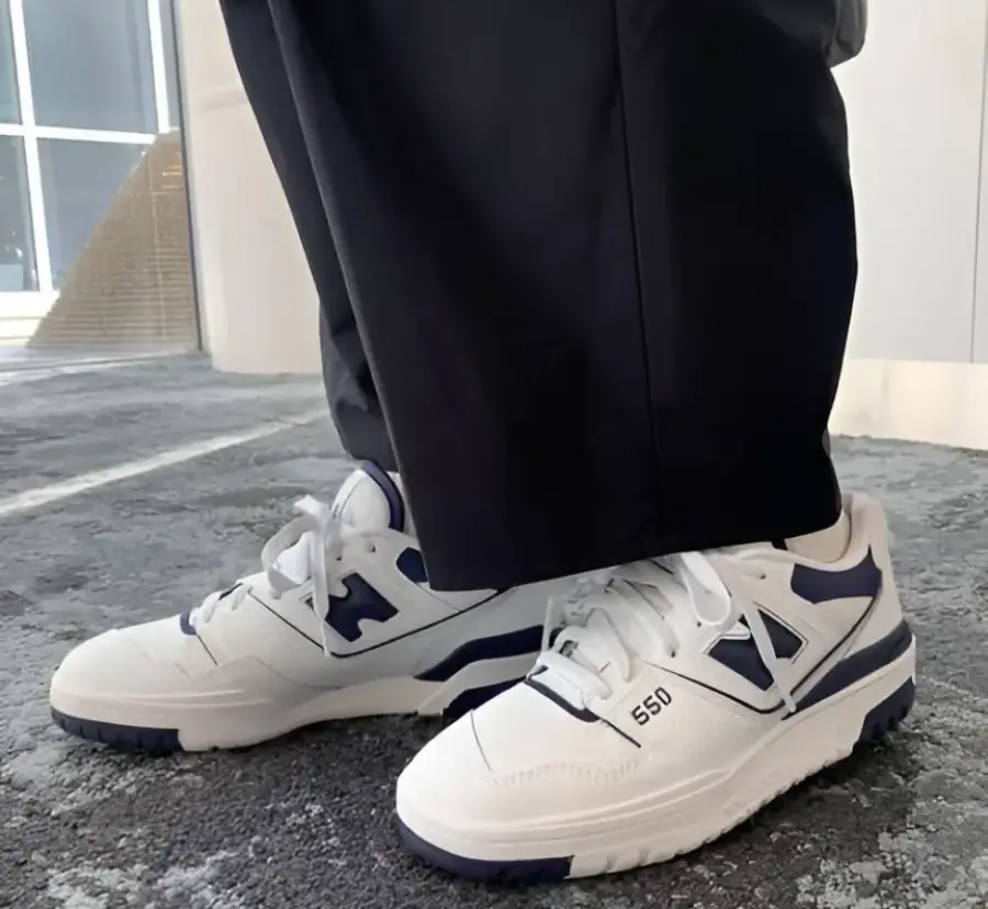 Giày New Balance 550 'White Purple' BBW550BA - Ảnh 3