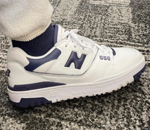 Alternative view of Giày New Balance 550 'White Purple' BBW550BA