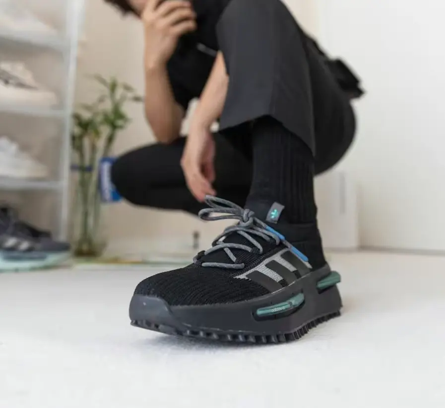 Alternative view of Giày Adidas NMD S1 'Black Altered Blue' HP5523