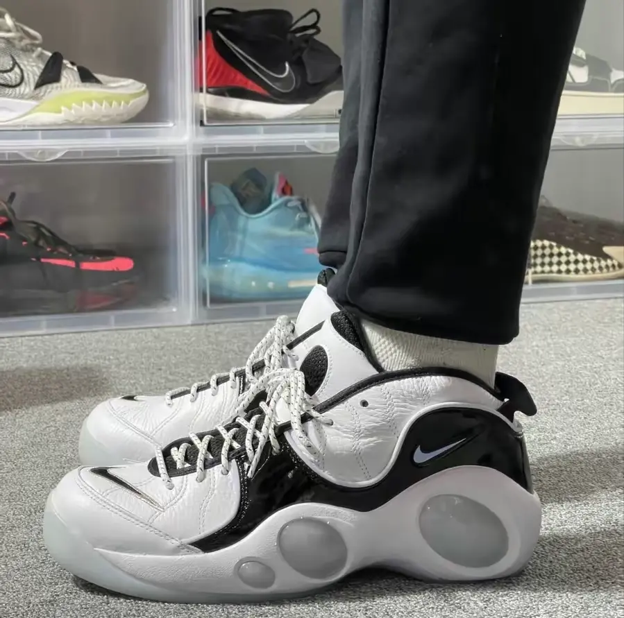 Alternative view of Giày Nike Air Zoom Flight 95 'Black Patent' DV0820-100
