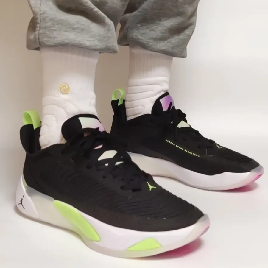 Giày Nike Jordan Luka 1 PF 'Black Lime Glow' DQ6510-003 - Ảnh 4