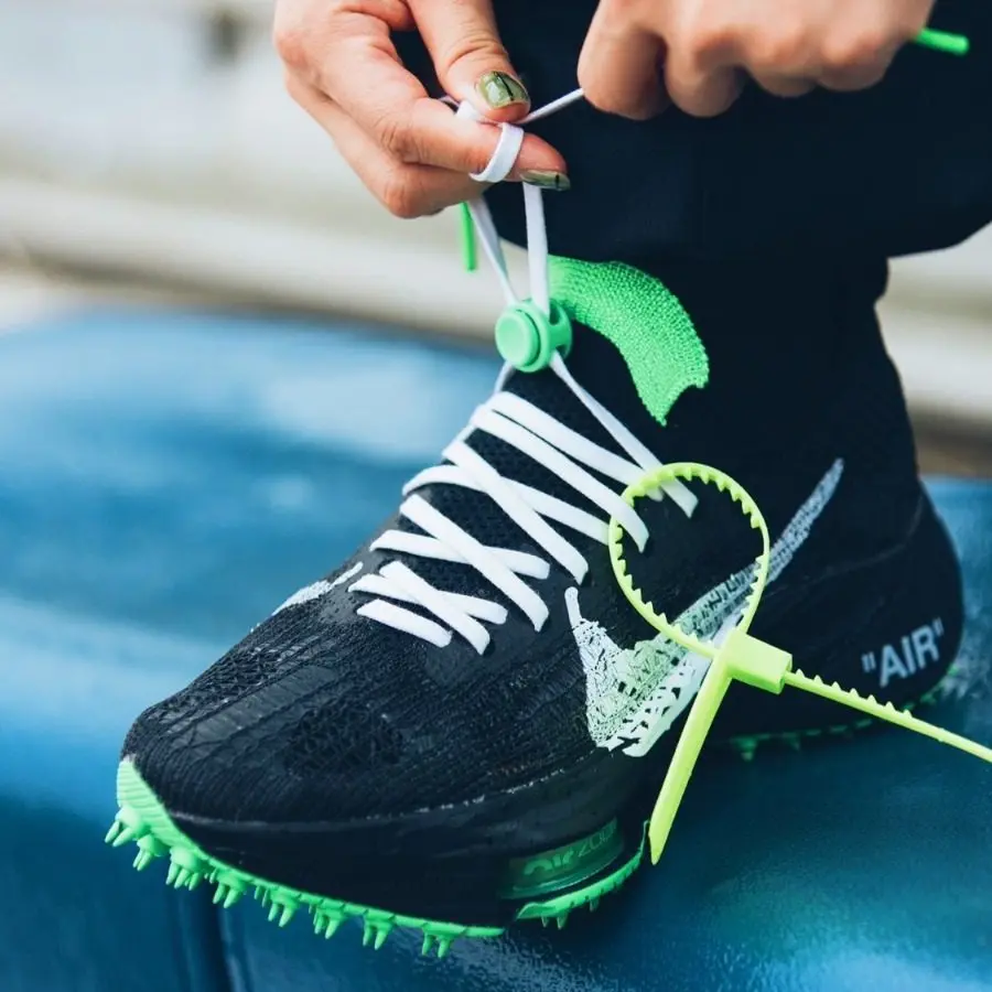 Alternative view of Giày Nike Air Zoom Tempo Next% Flyknit Off-White 'Black' CV0697-001