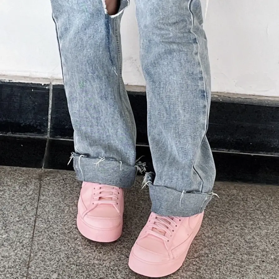 Alternative view of Giày Nike Blazer Platform 'Pink' DJ0292-600
