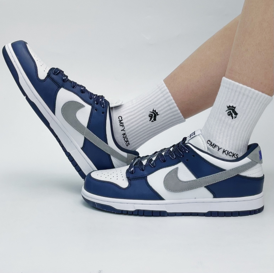 Giày Nike Dunk Low 'Midnight Navy Smoke Grey' FD9749-400 - Ảnh 4