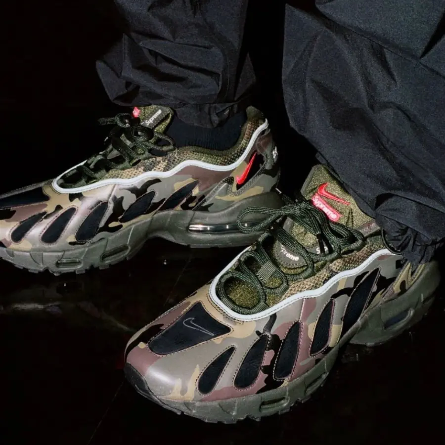 Giày Nike Air Max 96 x Supreme 'Camo' CV7652-300 - Ảnh 4