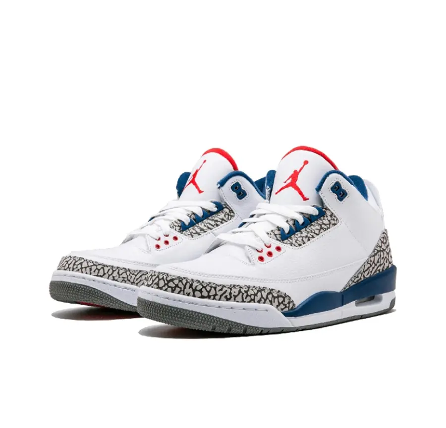 Alternative view of GIày Nike Air Jordan 3 Retro 'True Blue' 854262-106