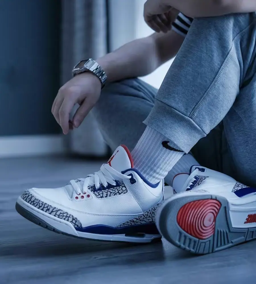GIày Nike Air Jordan 3 Retro 'True Blue' 854262-106 - Ảnh 7