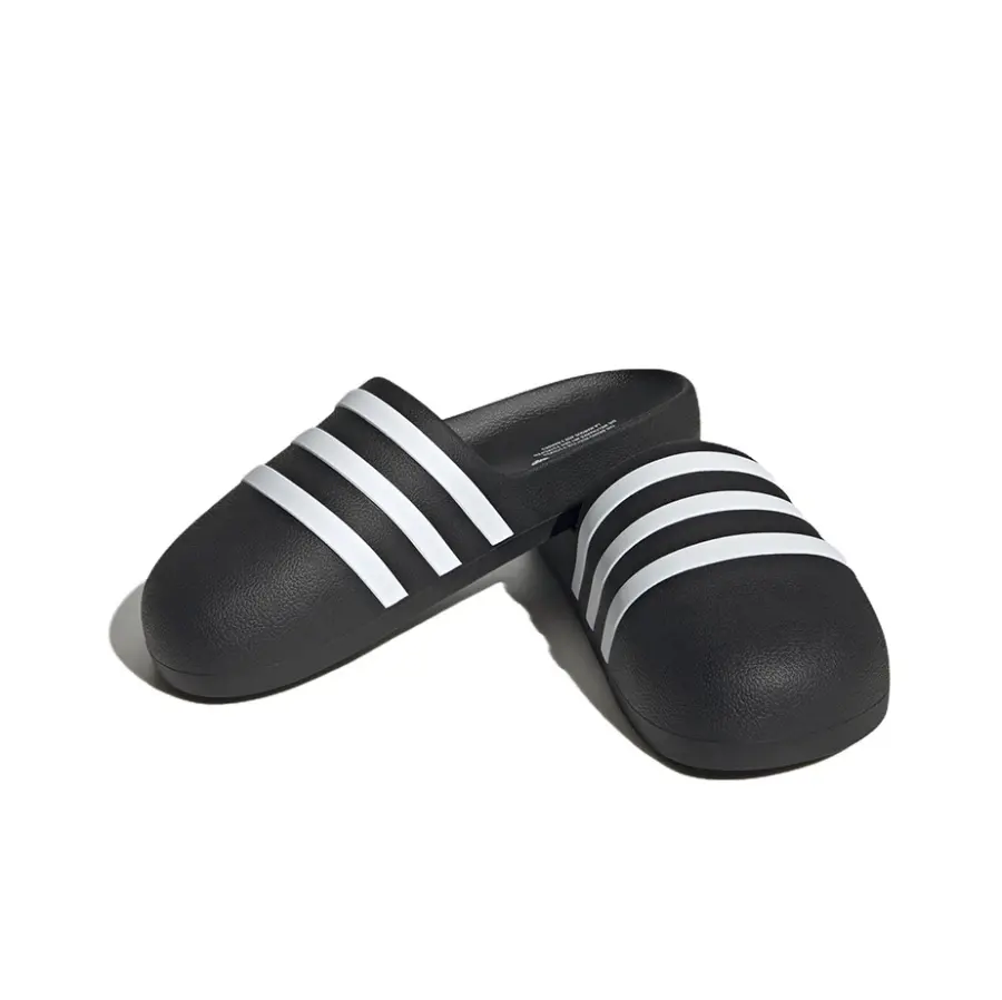 Alternative view of Dép Adidas adiFOM Adilette Slide 'Black White' HQ7218