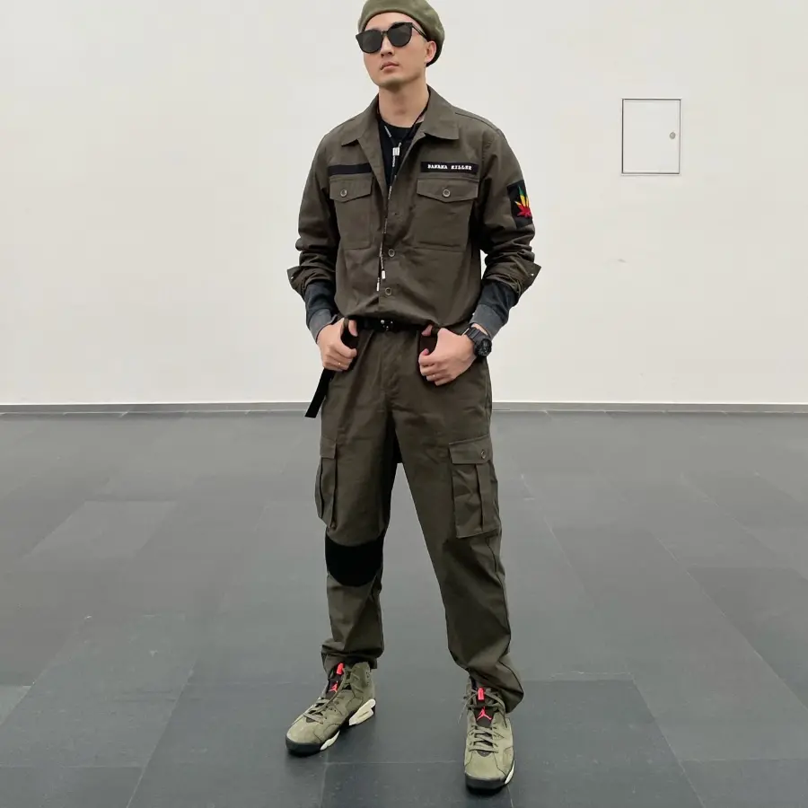 Giày Nike Air Jordan 6 Retro GS x Travis Scott 'Olive' CN1085-200 - Ảnh 4