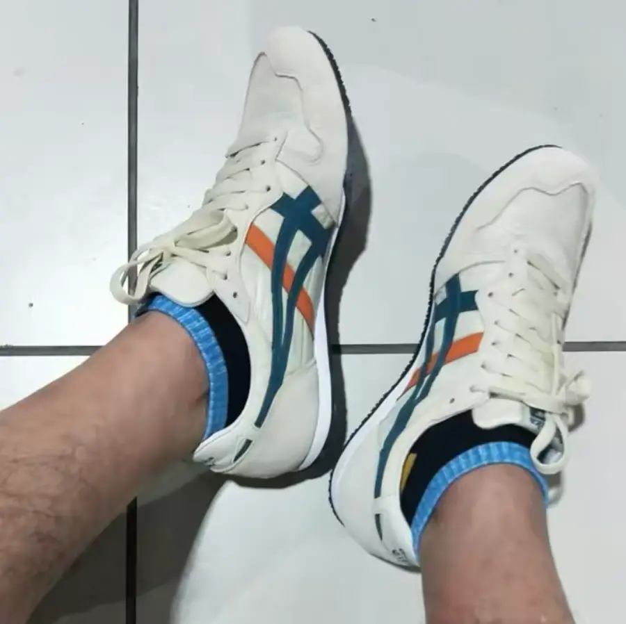 Giày Onitsuka Tiger Serrano 'White Blue Orange' 1183A237-250 - Ảnh 5