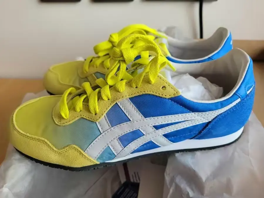 Alternative view of Giày Onitsuka Tiger Serrano 'Blue Yellow' 1183A724-750