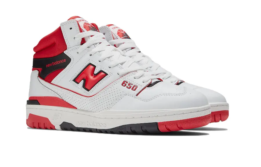 Alternative view of Giày New Balance 650R 'White Red' BB650RWR