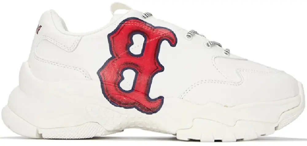Giày MLB Big Ball Chunky Boston Redsox 'White Red' 3ASHCS12N-43RDS