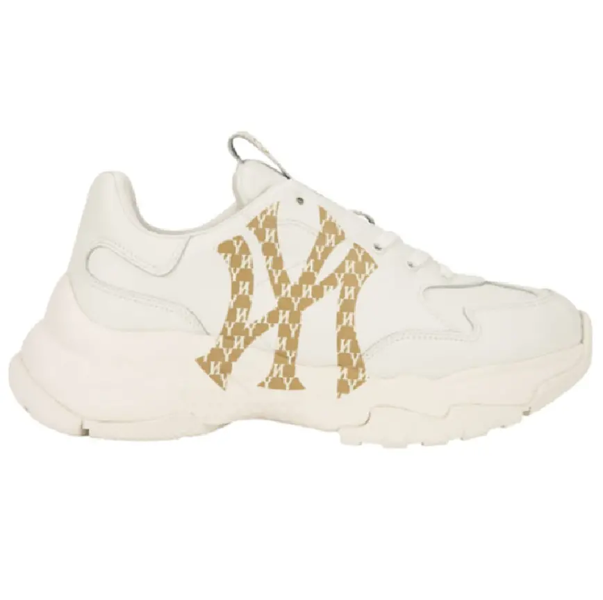 Giày MLB Bigball Chunky Mono NY 'Ivory' 3ASHCM01N-50IVS