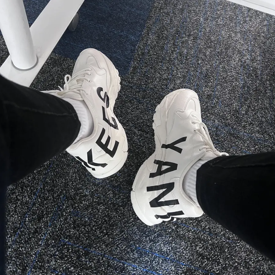 Alternative view of Giày MLB BigBall Chunky P Mega NY 'White Black' 3ASHC2B2N-50WHS