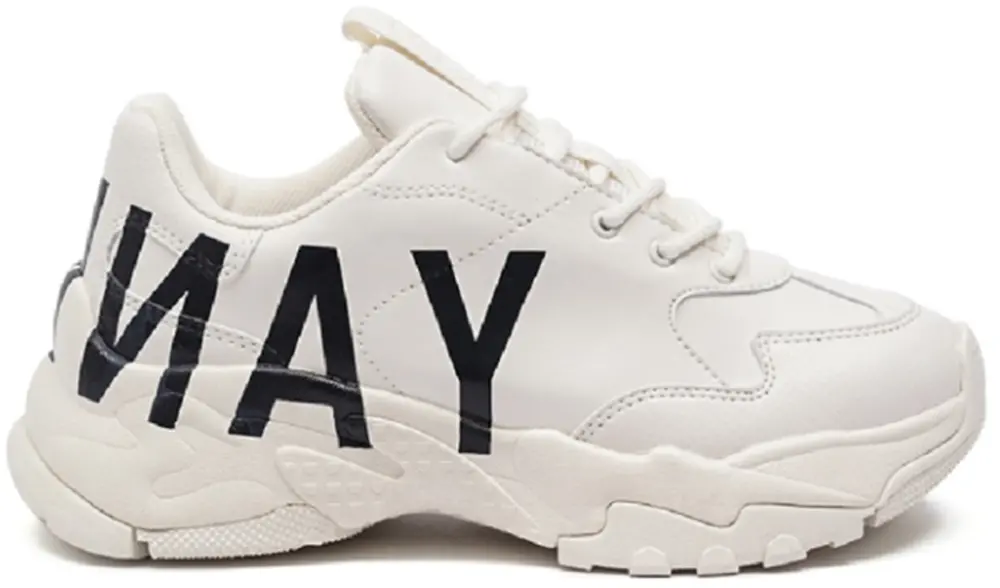Giày MLB BigBall Chunky P Mega NY 'White Black' 3ASHC2B2N-50WHS