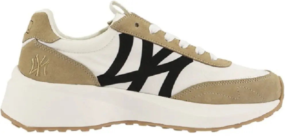 Giày MLB Chunky Jogger New York Yankees 'Beige' 3ASXX112N-50BGS