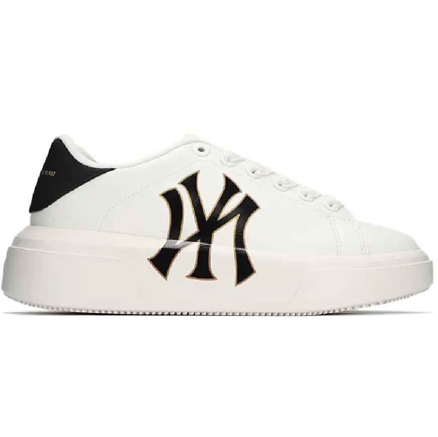 Giày MLB Chunky Classic A NY 'White Black' 3ASXXA12N-50IVS