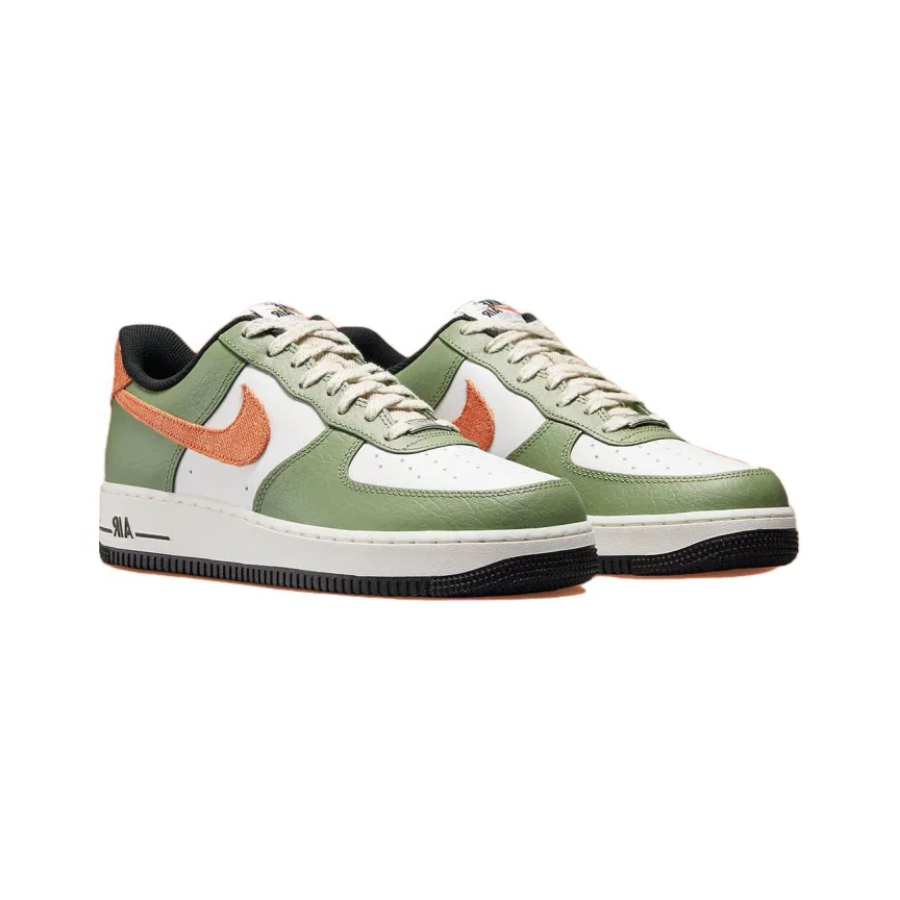 Giày Nike Air Force 1 '07 'Oil Green Orange' FD0758-386 - Ảnh 2