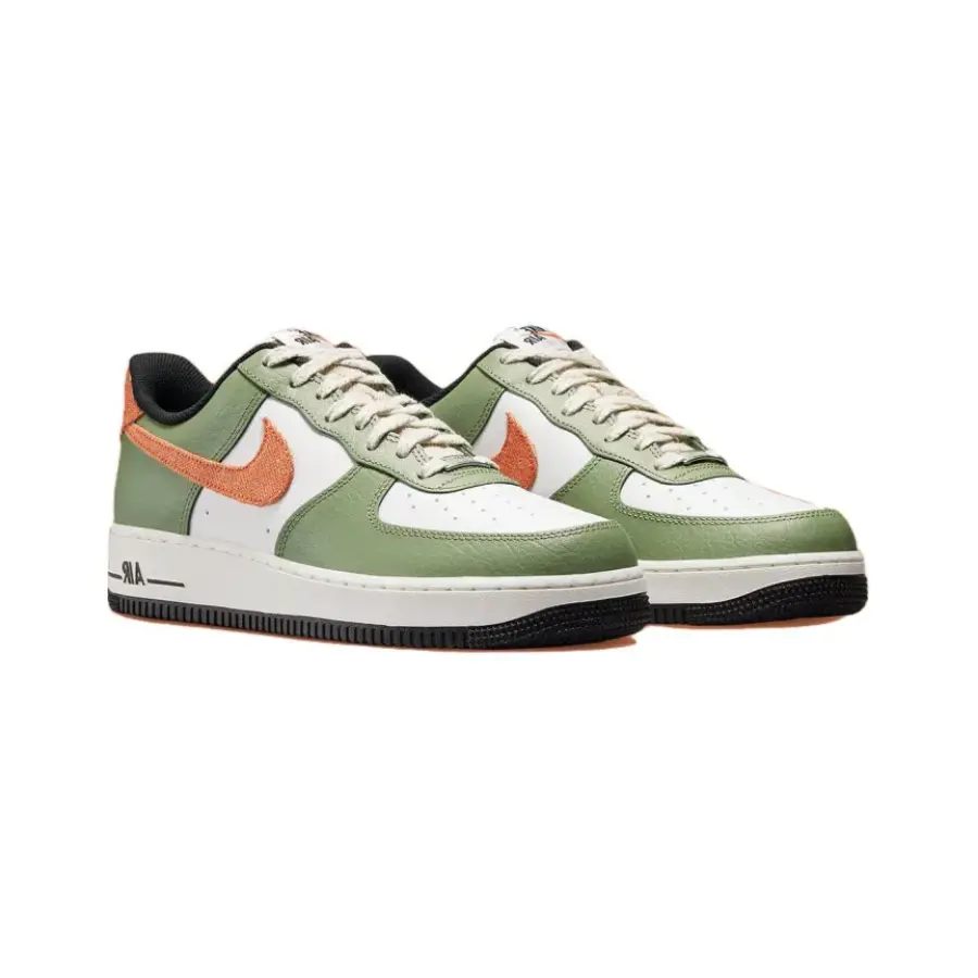 Alternative view of Giày Nike Air Force 1 '07 'Oil Green Orange' FD0758-386
