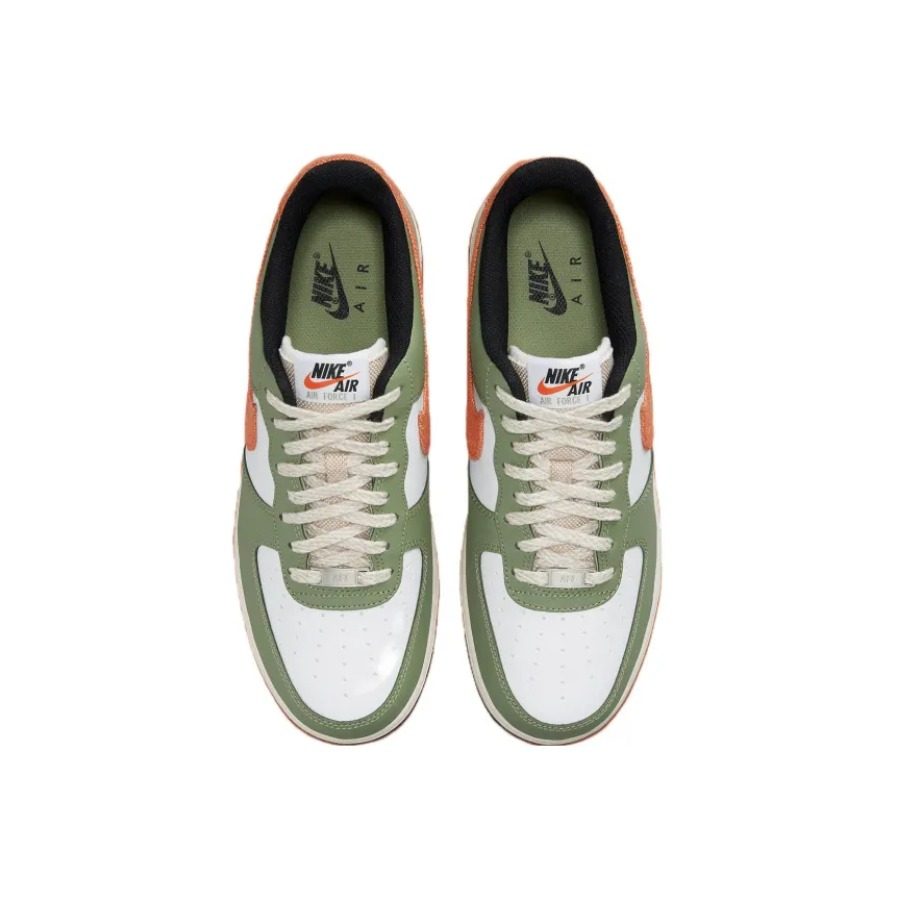 Giày Nike Air Force 1 '07 'Oil Green Orange' FD0758-386 - Ảnh 3