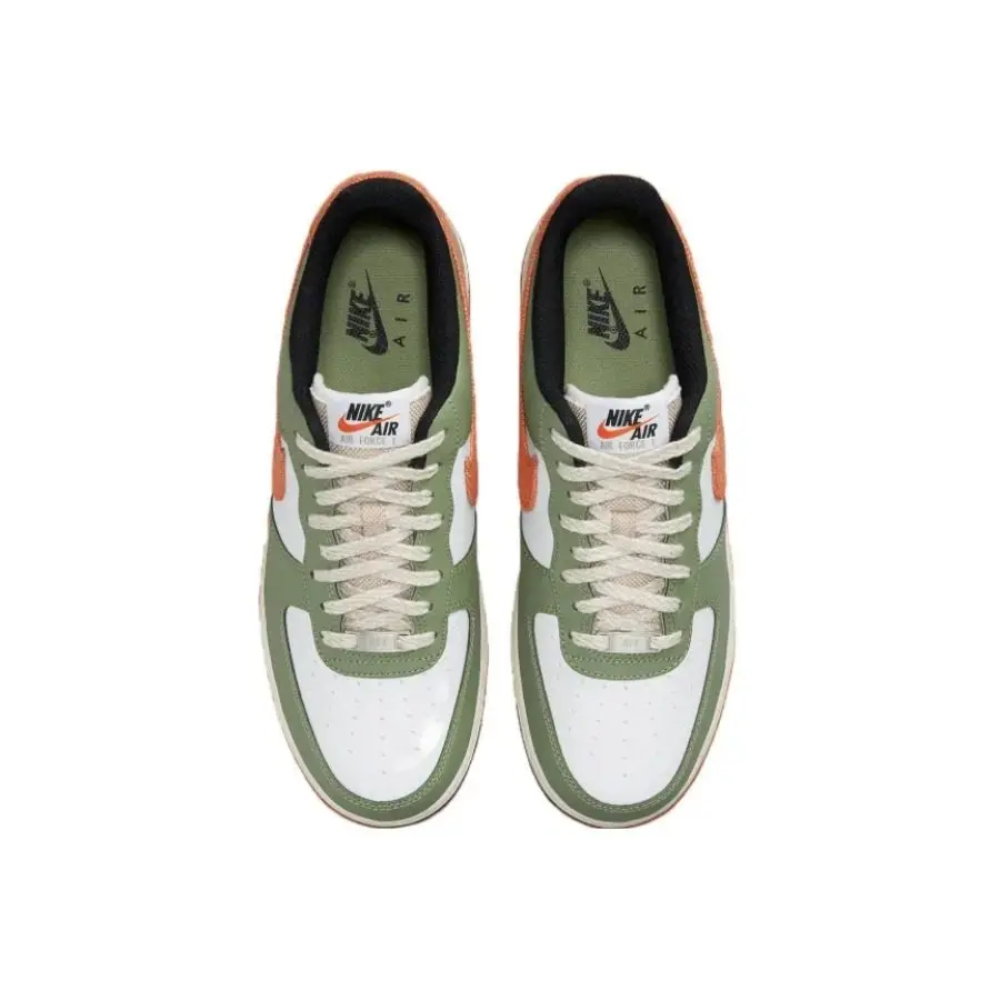 Giày Nike Air Force 1 '07 'Oil Green Orange' FD0758-386 - Ảnh 3