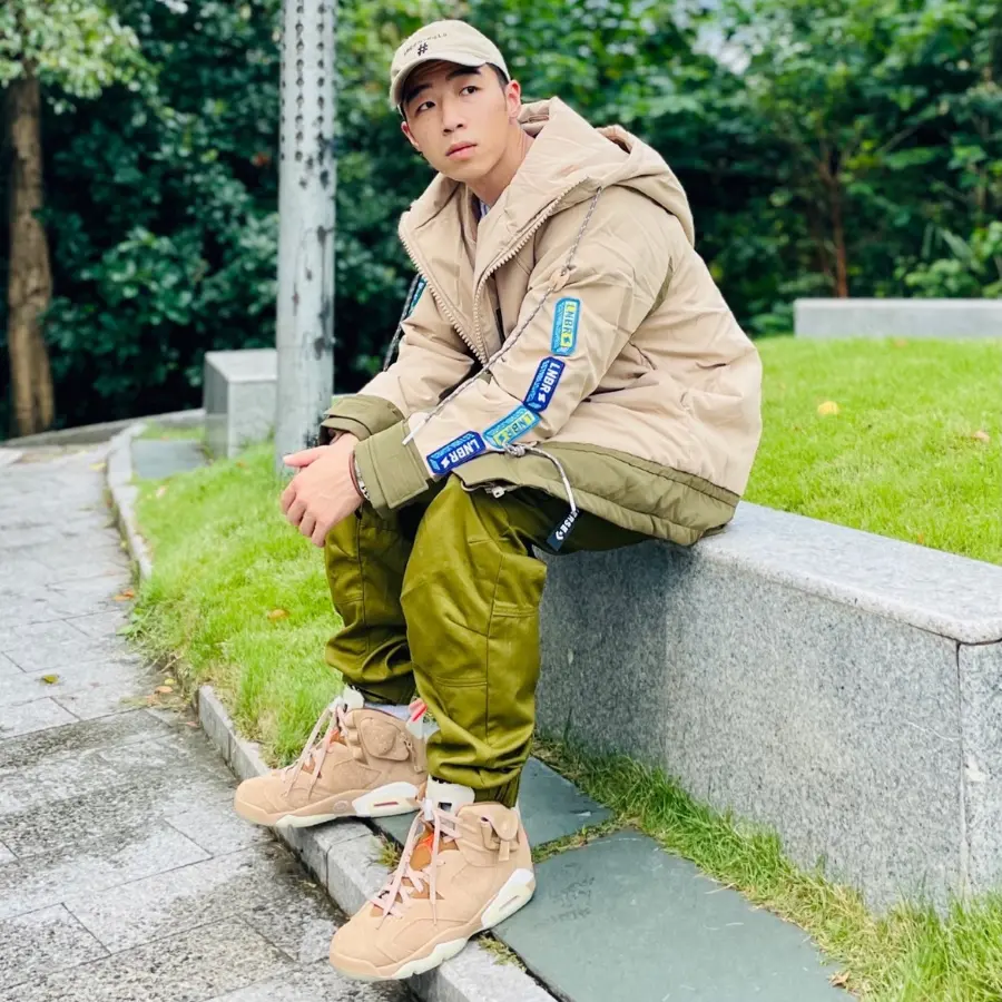 Giày Nike Travis Scott x Air Jordan 6 Retro 'British Khaki' DH0690-200 - Ảnh 8