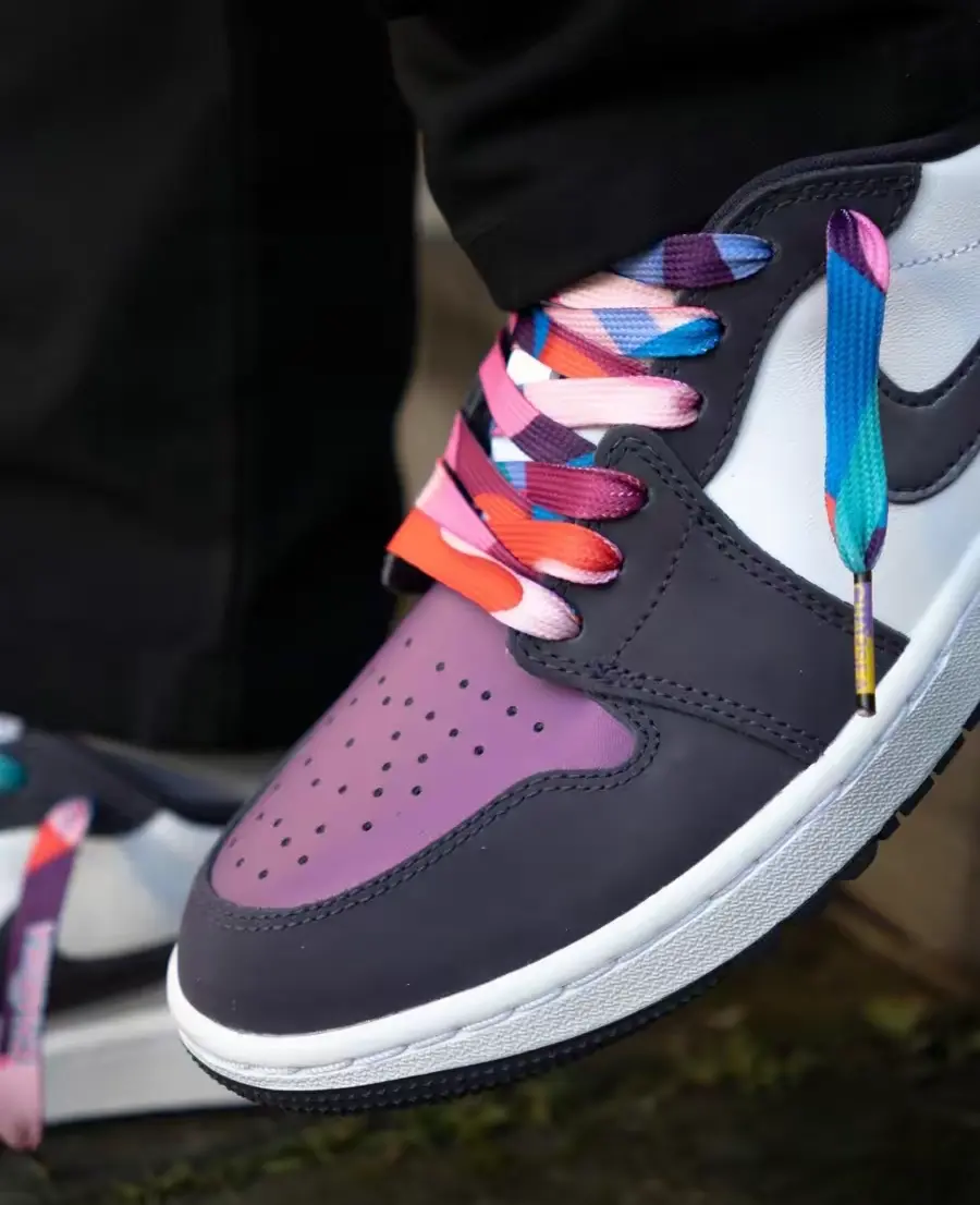 Alternative view of Giày Nike Air Jordan 1 Retro Low Golf NRG 'Purple Smoke' DZ9787-155