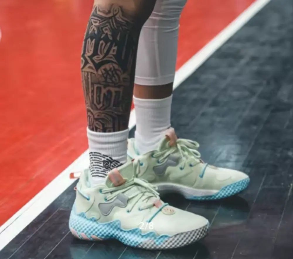 Giày Adidas Harden Vol. 6 'Green Mist Pulse Aqua' GV8701 - Ảnh 4