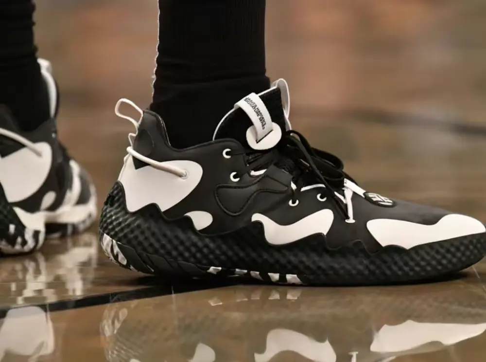 Giày Adidas Harden Vol. 6 'Black White' GV8704 - Ảnh 3