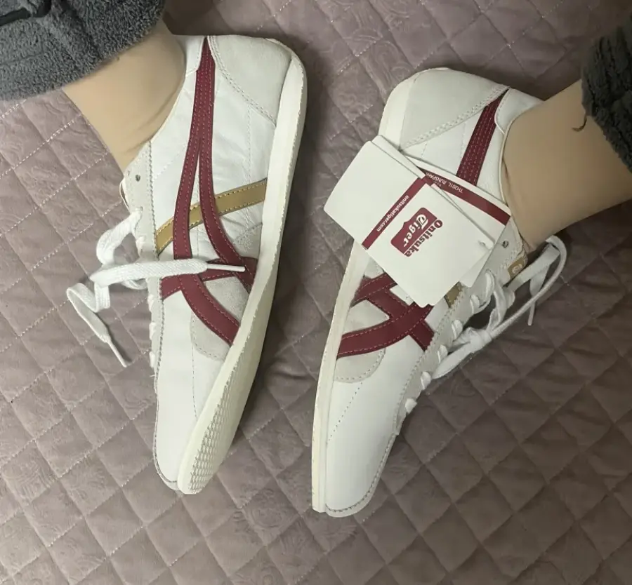 Giày Onitsuka Tiger Runspark 'White Red' TH201L-0123 - Ảnh 3