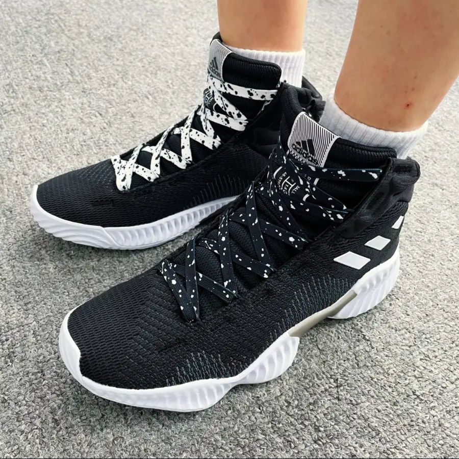 Giày Adidas Pro Bounce 2018 'Black White' FW5746 - Ảnh 6