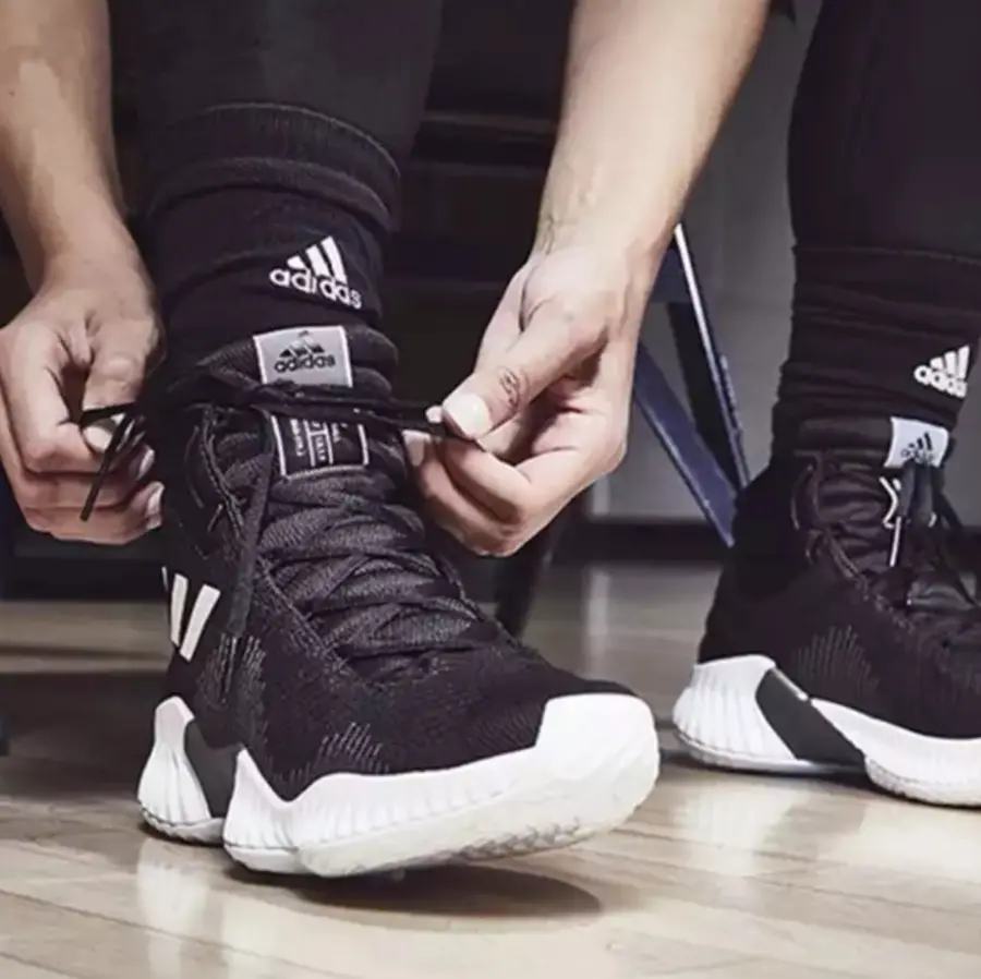Giày Adidas Pro Bounce 2018 'Black White' FW5746 - Ảnh 5