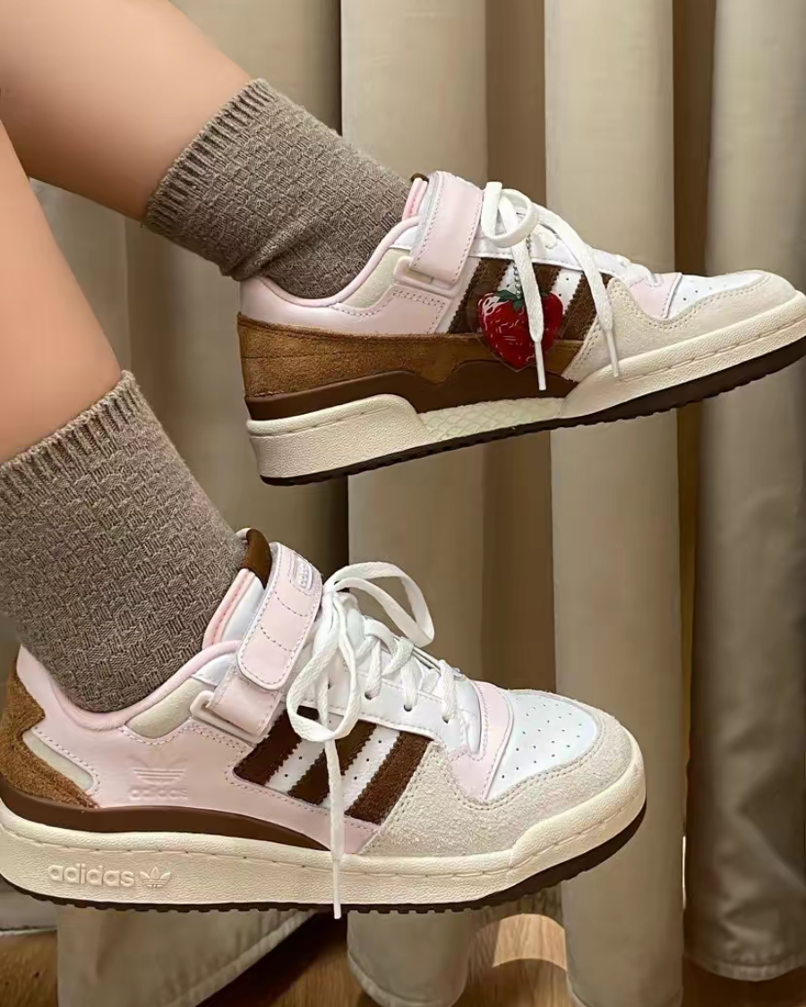 Giày Adidas Forum Low 'Chocolate To My Strawberry' GY6783 - Ảnh 5