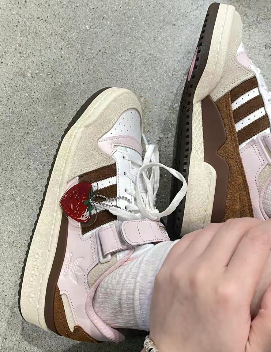 Giày Adidas Forum Low 'Chocolate To My Strawberry' GY6783 - Ảnh 2